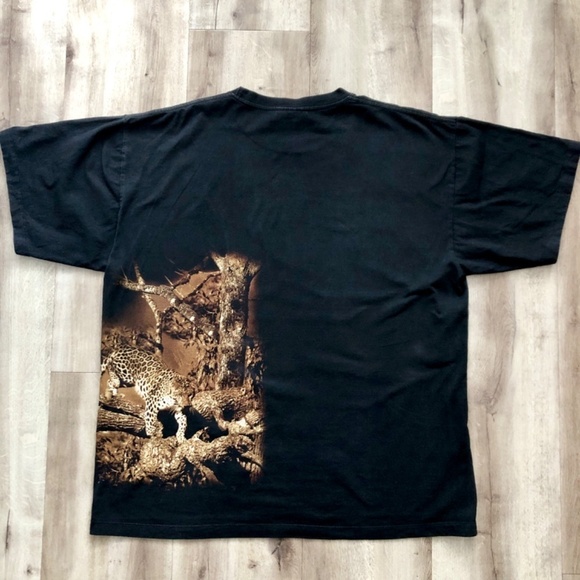 Rock Chang, Y2K, Rhinestone, Mens, Wild Cat, T Shirt, Double Sided Print, XXL - Picture 4 of 16